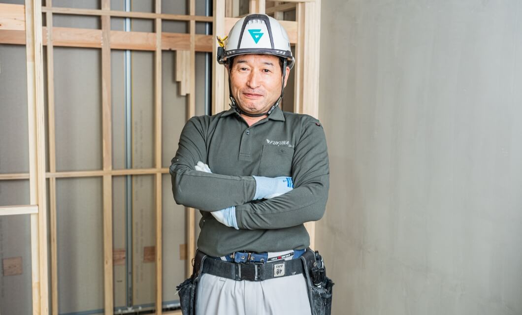 木工事職人のインタビュー写真